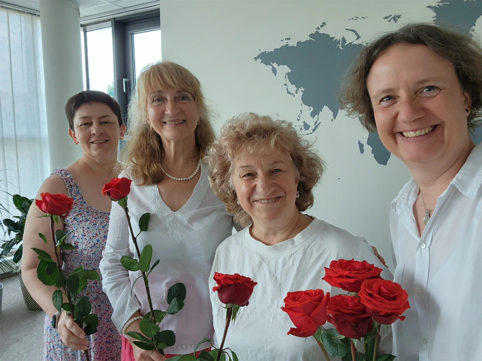 Ukraine Peace of Mind - roses ceremony